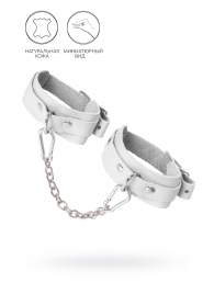 Белые мини-оковы со скруглёнными углами - Pecado - купить с доставкой в Балашихе