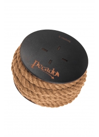 Джутовая веревка для шибари на катушке - 5 м. - Pecado - купить с доставкой в Балашихе