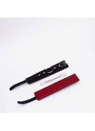 Черно-красные кожаные оковы - Crazy Handmade - купить с доставкой в Балашихе