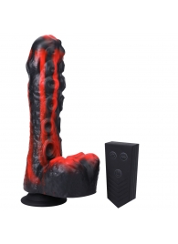 Черно-красная мини-машина на присоске Tendril Thruster - 21,6 см. - Doc Johnson - купить с доставкой в Балашихе