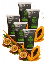 Набор из 5 съедобных лубрикантов JUJU со вкусом тропических фруктов - JuJu - купить с доставкой в Балашихе