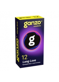 Презервативы с анестетиком для продления удовольствия Ganzo Long Love - 12 шт. - Ganzo - купить с доставкой в Балашихе