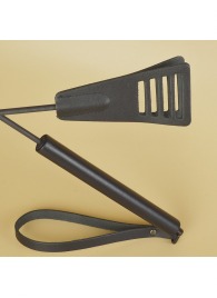 Черный кожаный стек «Сириус» - 60 см. - Sitabella - купить с доставкой в Балашихе