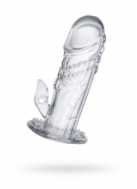 Прозрачная насадка на пенис Uco - 13 см. - A-toys - в Балашихе купить с доставкой