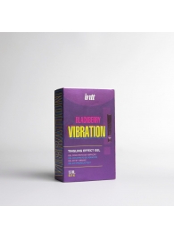 Стимулирующий гель с эффектом вибрации Blackberry Vibration - 15 мл. - INTT - купить с доставкой в Балашихе