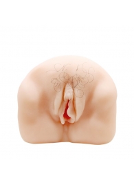 Телесный мастурбатор-вагина с оволосением и вибрацией - Baile - в Балашихе купить с доставкой