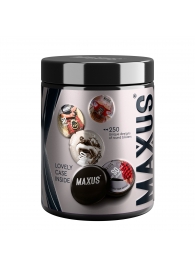 Черные утолщенные презервативы MAXUS Extra Strong с железным кейсом - 15 шт. - Maxus - купить с доставкой в Балашихе
