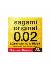 Презерватив увеличенного размера Sagami Original 0.02 XL-size - 1 шт. - Sagami - купить с доставкой в Балашихе