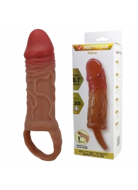 Реалистичная насадка на член Peirre - 15,5 см. - Baile - в Балашихе купить с доставкой