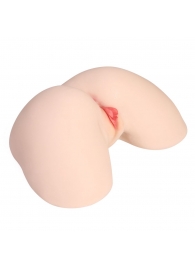 Мастурбатор-полуторс с двойным слоем материала и вибрацией Jenny Onahole Real Hips - KOKOS - в Балашихе купить с доставкой