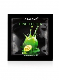 Саше съедобной оральной смазки OraLove с ароматом фейхоа - 3 гр. - Биоритм - купить с доставкой в Балашихе