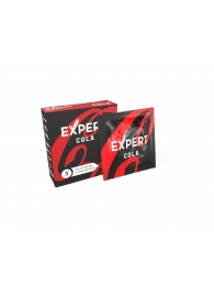 Презервативы с ароматом колы Expert Cola - 3 шт. - Expert - купить с доставкой в Балашихе