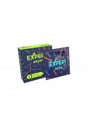 Светящиеся в темноте презервативы Expert Neon - 3 шт. - Expert - купить с доставкой в Балашихе