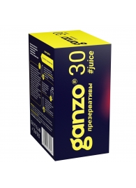 Ароматизированные презервативы Ganzo Juice - 30 шт. - Ganzo - купить с доставкой в Балашихе
