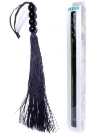 Черная силиконовая плеть - 37 см. - Boys of Toys - купить с доставкой в Балашихе