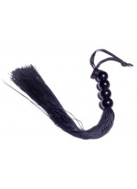 Черная силиконовая плеть - 37 см. - Boys of Toys - купить с доставкой в Балашихе