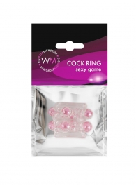 Прозрачная насадка на пенис с цветными шариками - Erowoman-Eroman - в Балашихе купить с доставкой