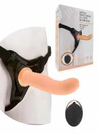 Женский вибрострапон со съемной насадкой и пультом ДУ - Erokay - купить с доставкой в Балашихе