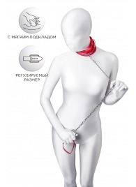 Красный ошейник с подкладкой из меха - ToyFa - купить с доставкой в Балашихе