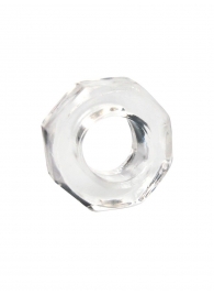 Прозрачное эрекционное кольцо в форме гайки - Sex Expert - в Балашихе купить с доставкой