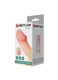 Телесная насадка на пенис Huel - 9 см. - Baile - в Балашихе купить с доставкой