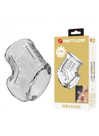 Прозрачная насадка на пенис и мошонку - Baile - в Балашихе купить с доставкой