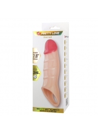 Телесная удлиняющая насадка на пенис Darnel - Baile - в Балашихе купить с доставкой