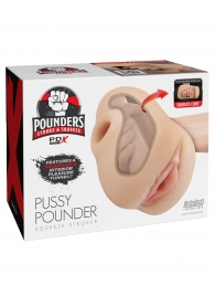 Телесный мастурбатор-вагина Pussy Pounder Squeeze Stroker - Pipedream - в Балашихе купить с доставкой