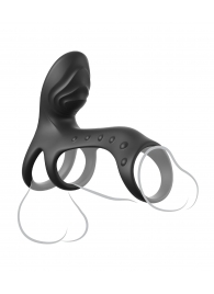 Черная насадка на пенис Ultimate Couples Cage Pro - Pipedream - в Балашихе купить с доставкой