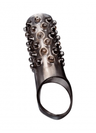 Дымчатая насадка на пенис с выпуклостями - 12 см. - Sex Expert - в Балашихе купить с доставкой