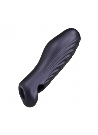 Сливовая силиконовая насадка на пенис с подхватом Manwan Ryzer - Manwan - в Балашихе купить с доставкой