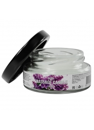 Массажная свеча «Сирень» - 50 мл. - SGAN - купить с доставкой в Балашихе