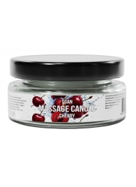 Массажная свеча «Спелая вишня» - 50 мл. - SGAN - купить с доставкой в Балашихе