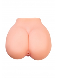 Реалистичный мастурбатор в форме попки с 2 любовными входами - No Name - в Балашихе купить с доставкой