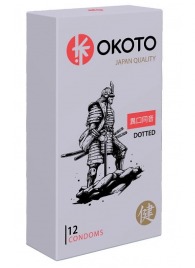 Точечные презервативы OKOTO Dotted - 12 шт. - Sitabella - купить с доставкой в Балашихе