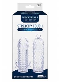 Набор из 2 прозрачных насадок на член Seductive Tickler Sleeves Set - NMC - в Балашихе купить с доставкой