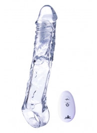 Прозрачная насадка-удлинитель Length Enhancer With Bullet с подхватом - 22,3 см. - NMC - в Балашихе купить с доставкой