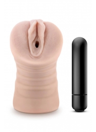 Телесный мастурбатор-вагина Ayumi с вибрацией - Blush Novelties - в Балашихе купить с доставкой