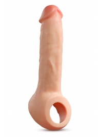 Телесная насадка-удлинитель Thrive 8.75 Inch Realistic Penis Extender Sleeve - 22,2 см. - Blush Novelties - в Балашихе купить с доставкой