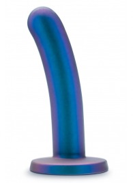 Синяя насадка с гладкой поверхностью Surrender 5.75 Inch Intermediate Pegging Dildo - 14,6 см. - Blush Novelties - купить с доставкой в Балашихе