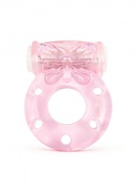 Розовое эрекционное виброкольцо с бабочкой - 1137 - в Балашихе купить с доставкой