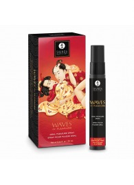 Оральный спрей Waves of Pleasure с ароматом клубники и шампанского - 20 мл. - Shunga - купить с доставкой в Балашихе