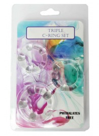 Набор из 3 эрекционных прозрачных колец - Boys of Toys - в Балашихе купить с доставкой