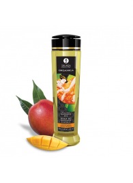 Массажное масло для тела Luscious Mango с ароматом манго - 240 мл. - Shunga - купить с доставкой в Балашихе