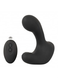 Черная анальная вибропробка с функцией расширения RC Butt Plug with 3 functions - Orion - в Балашихе купить с доставкой