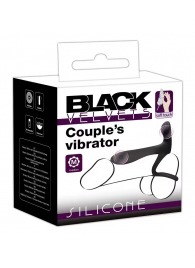 Черная насадка на член с вибрацией Couple’s Vibrator - Orion - в Балашихе купить с доставкой