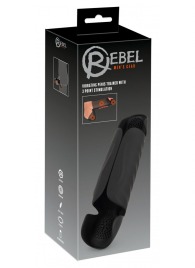 Черный вибромастурбатор с трехточечной стимуляцией Penis Trainer with 3 Point Stimulation - Orion - в Балашихе купить с доставкой