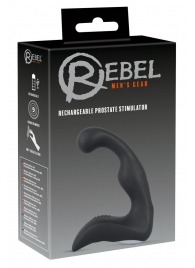 Черный перезаряжаемый стимулятор простаты с вибрацией - 14,6 см. - Orion - в Балашихе купить с доставкой