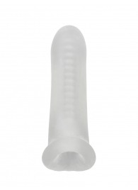 Белый фаллоудлинитель Striker - 13,5 см. - Lola Games - в Балашихе купить с доставкой