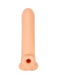 Телесный фаллоудлинитель Titan - 16,5 см. - Lola Games - в Балашихе купить с доставкой
